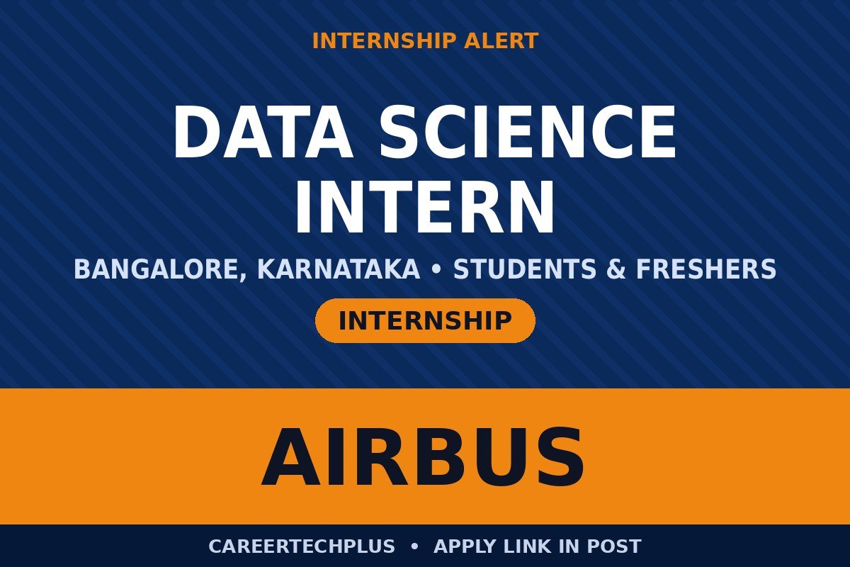 Airbus Data Science Internship 2026