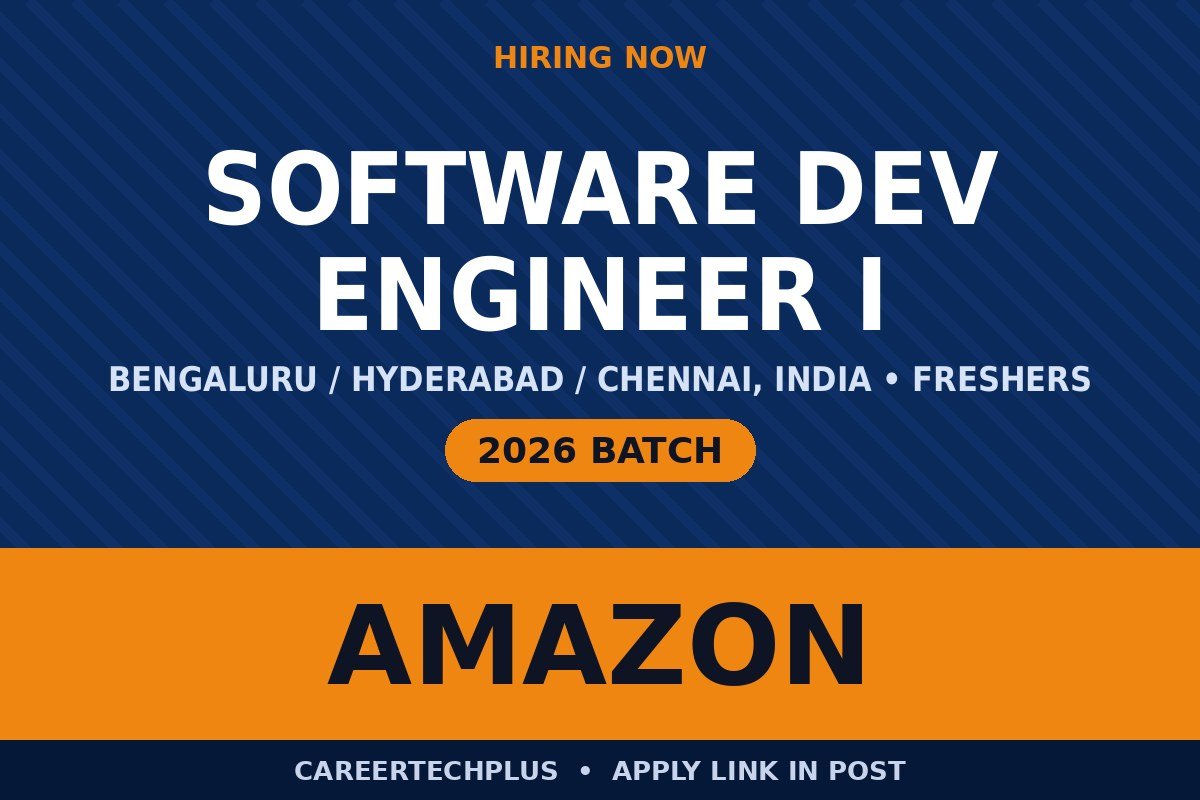 Amazon Recruitment 2026