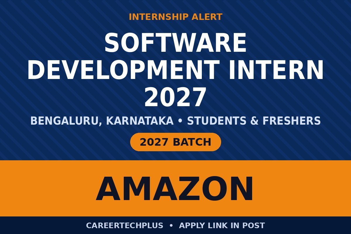 Amazon Software Development Internship 2026