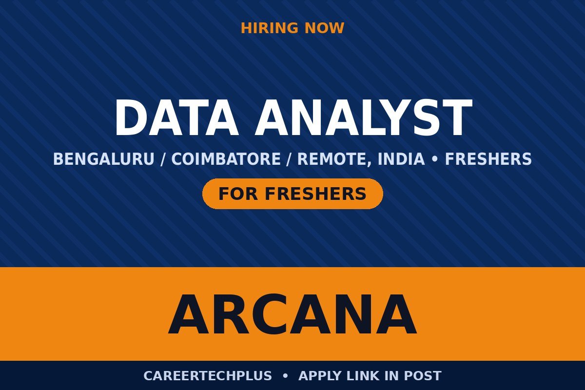 Arcana Recruitment 2026