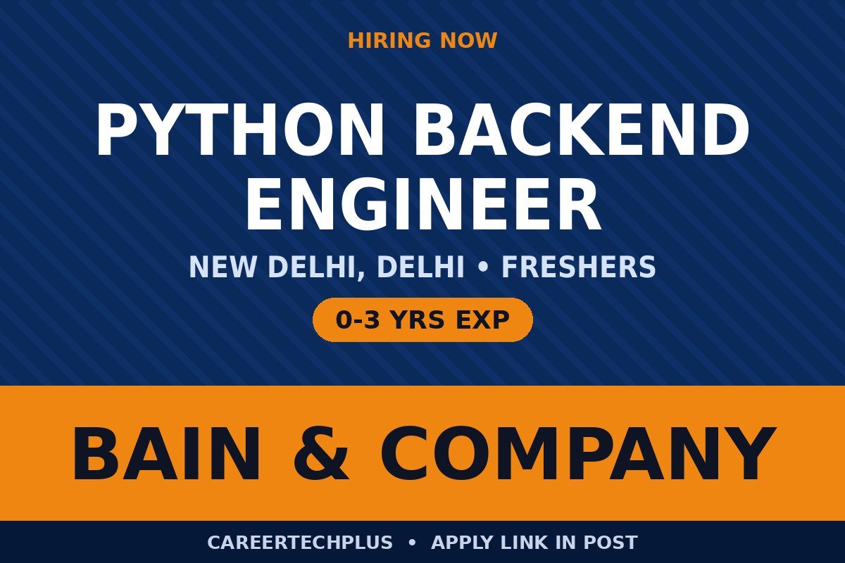 Backend Developer Jobs for Freshers in Delhi