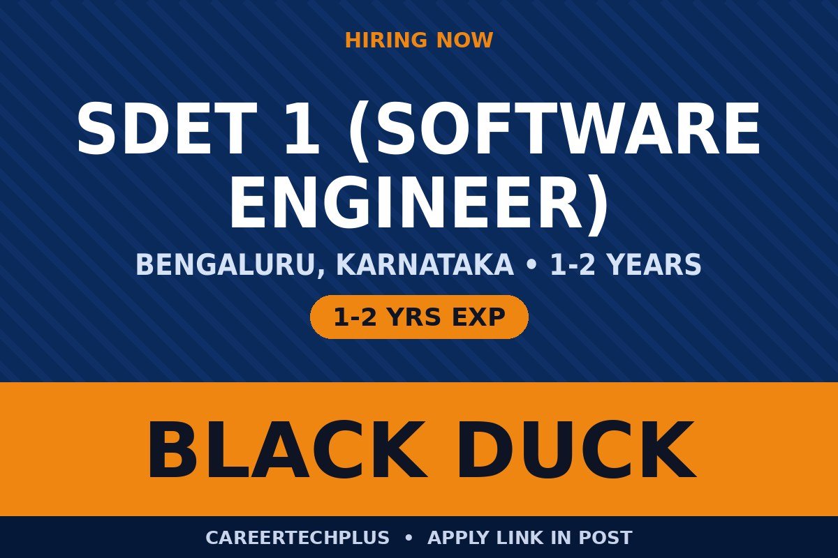 Black Duck Recruitment 2026