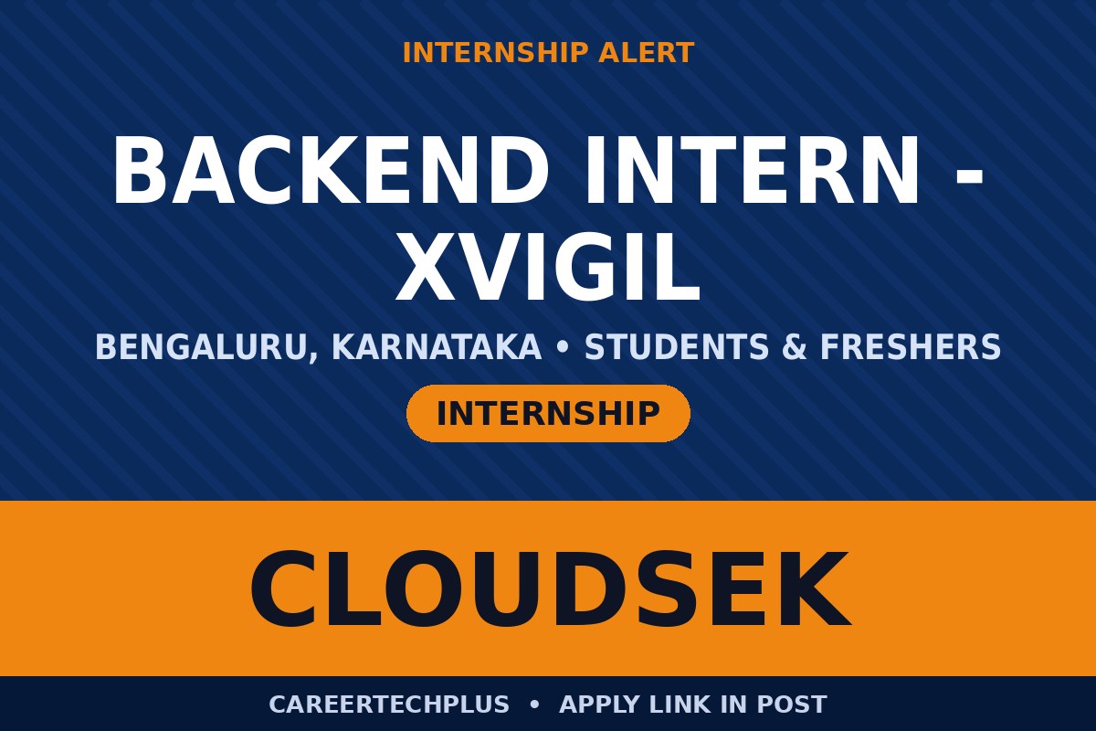 CloudSEK Backend Xvigil Internship 2026