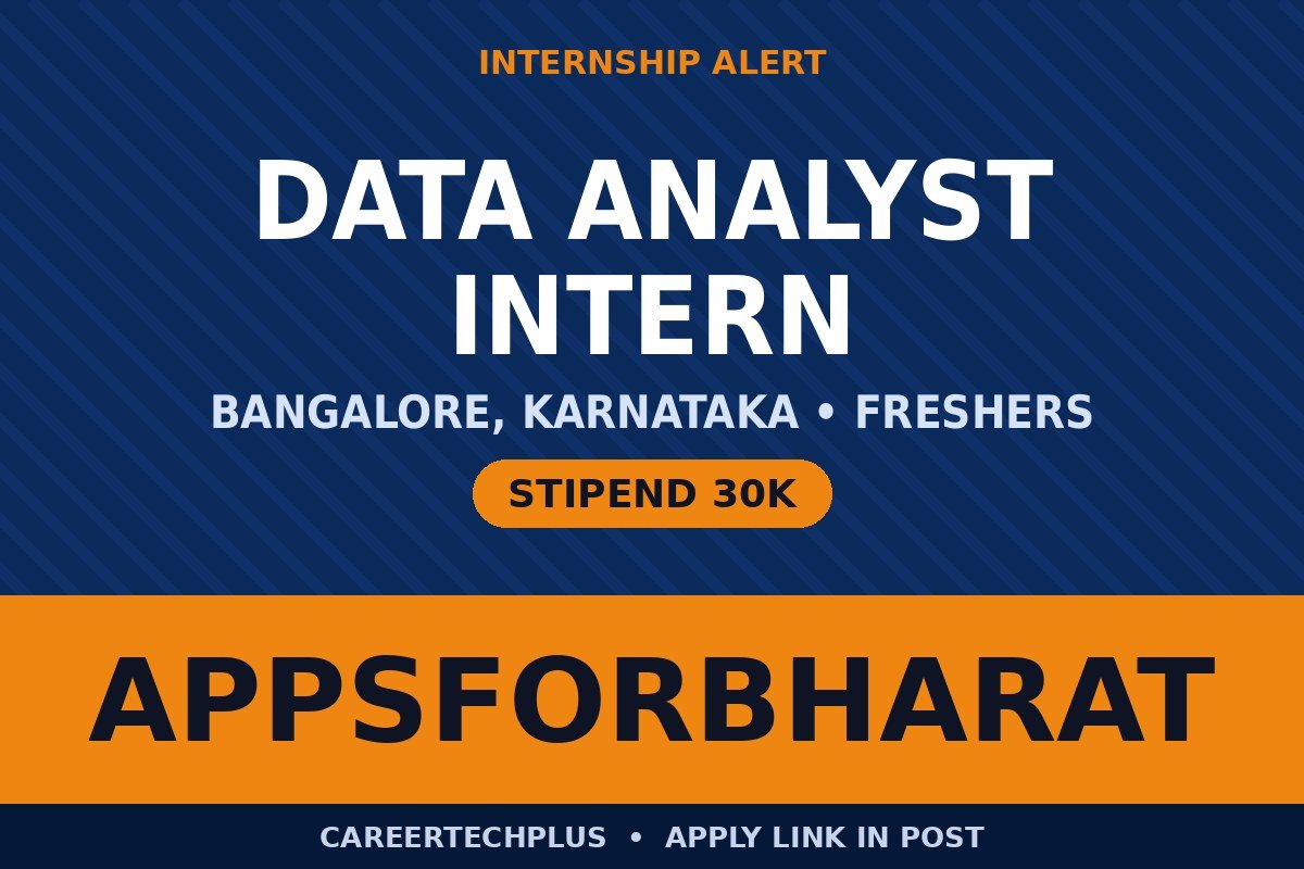 Data Analyst Internships in Bangalore