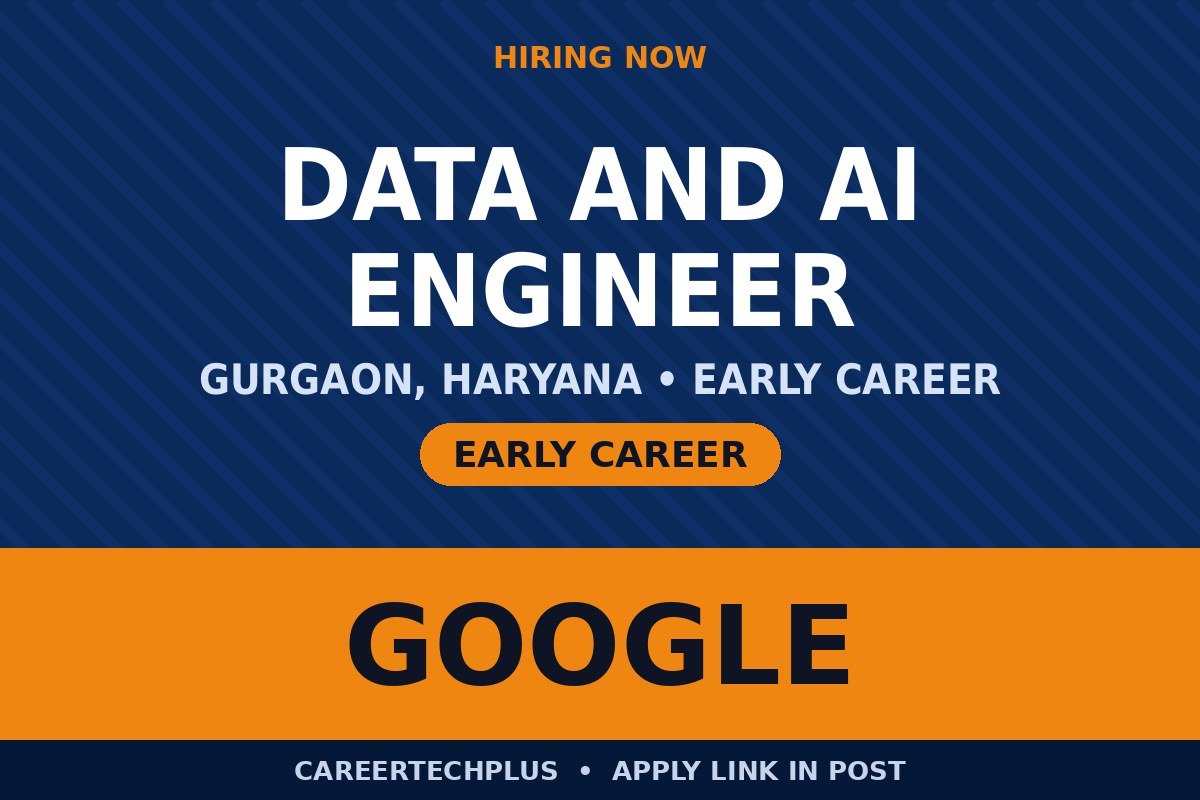 Data Engineer Fresher Jobs in Gurgaon