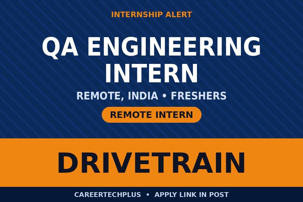 Drivetrain Internship 2026