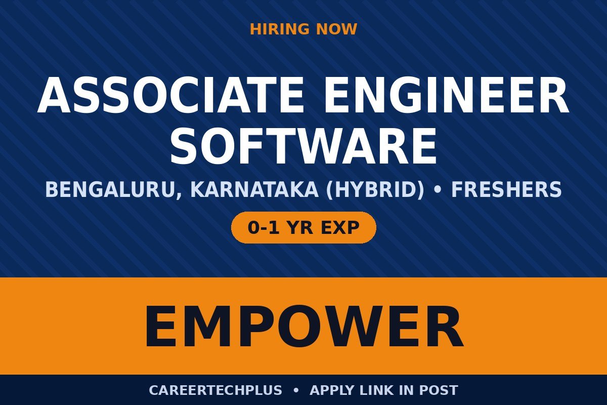 Empower Associate Engineer Recruitment 2026
