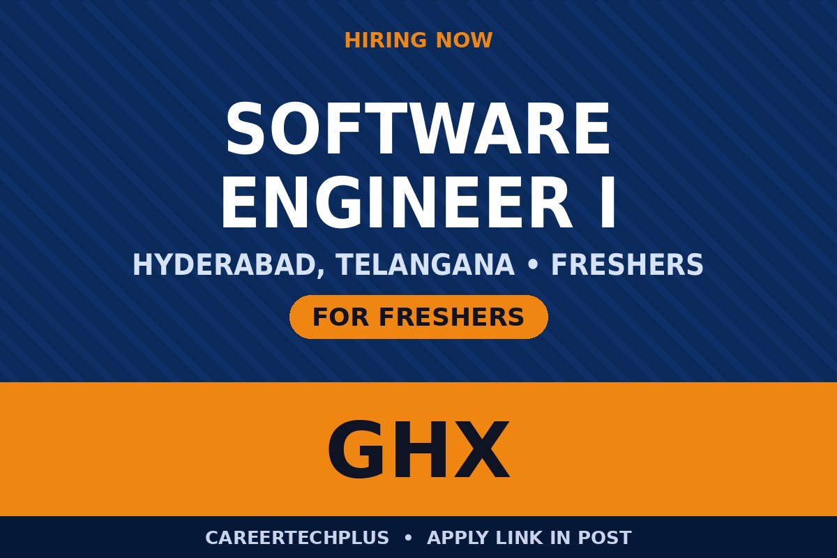GHX Recruitment 2026