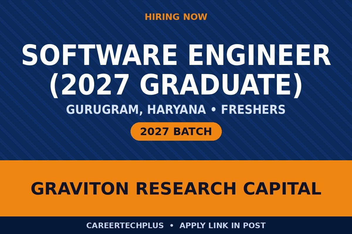 Graviton Research Capital Recruitment 2026