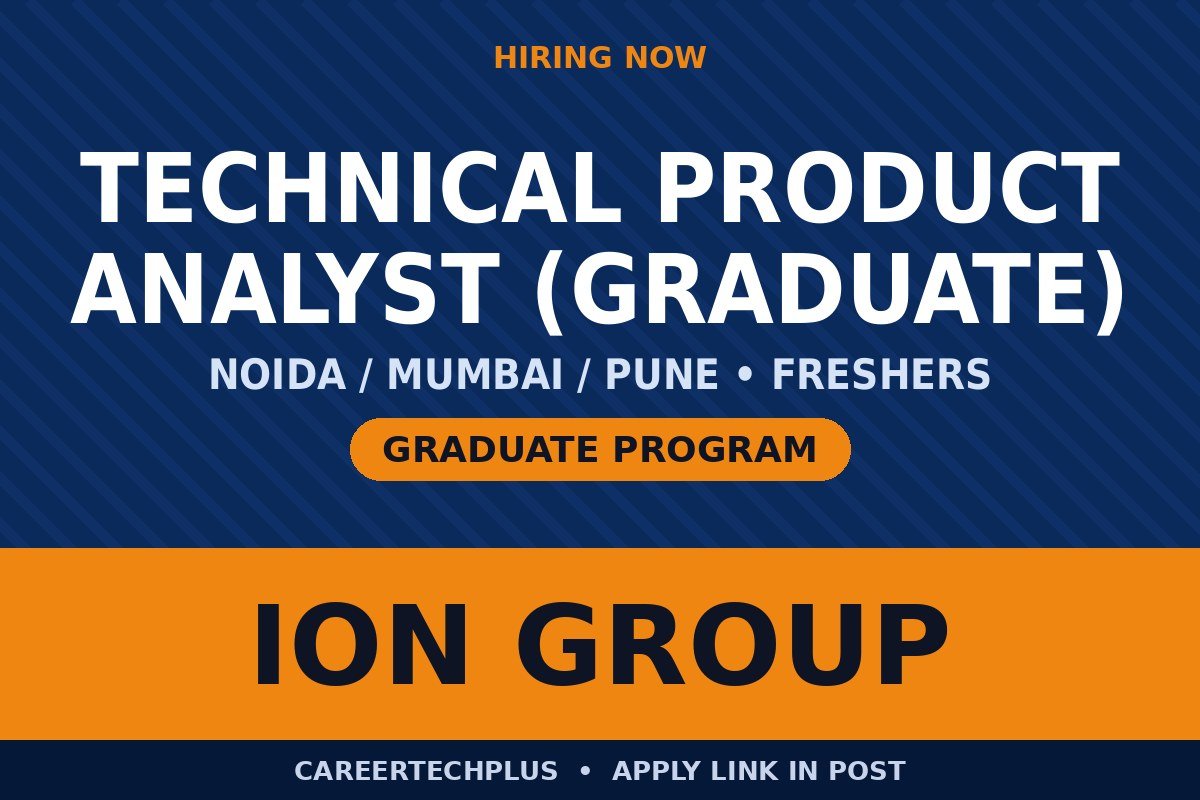 ION Group Recruitment 2026