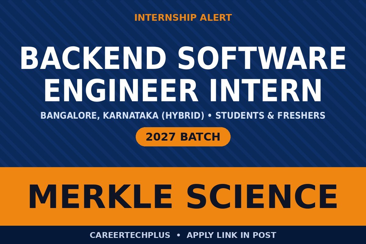 Merkle Science Internship 2026