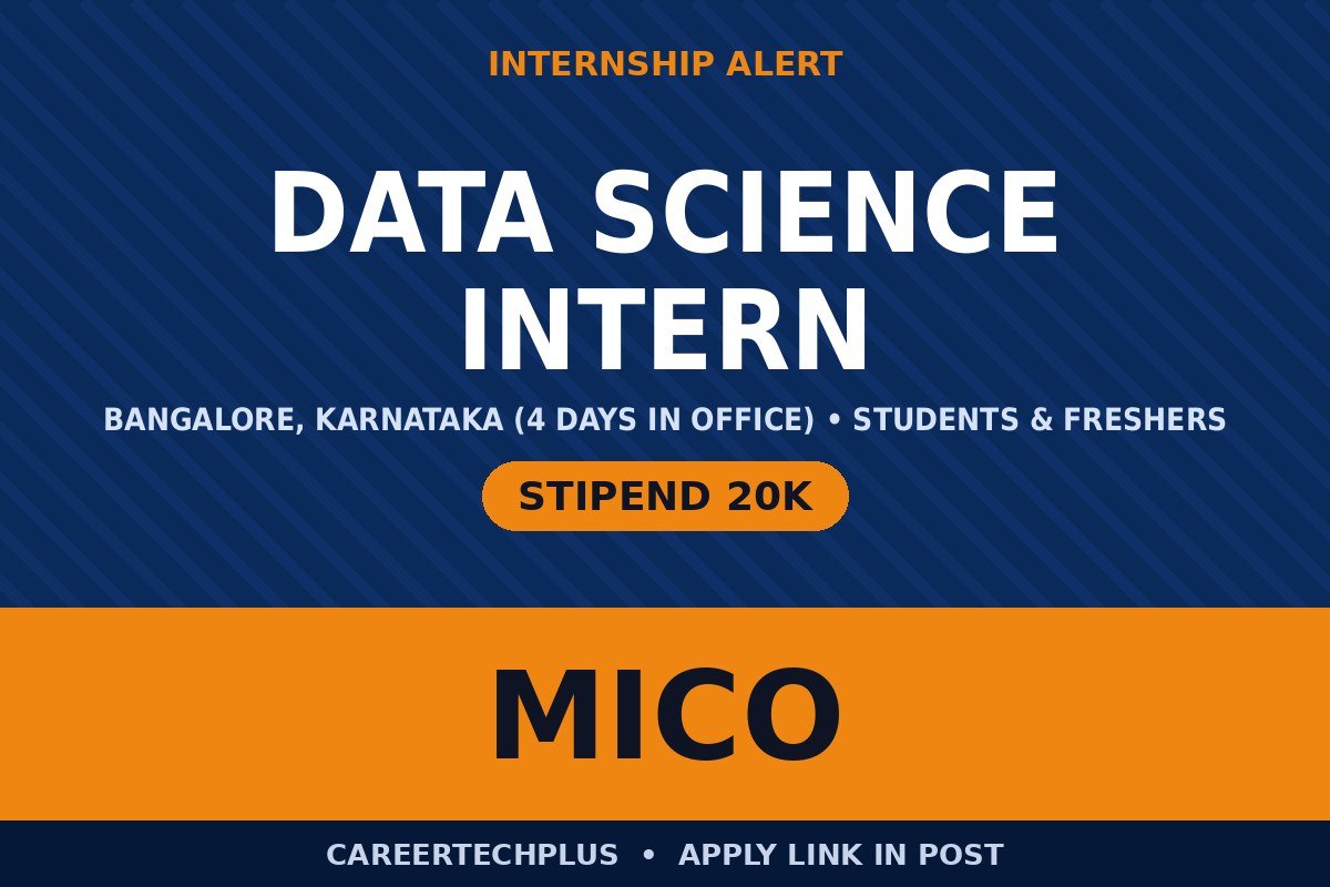 Mico Data Science Internship 2026