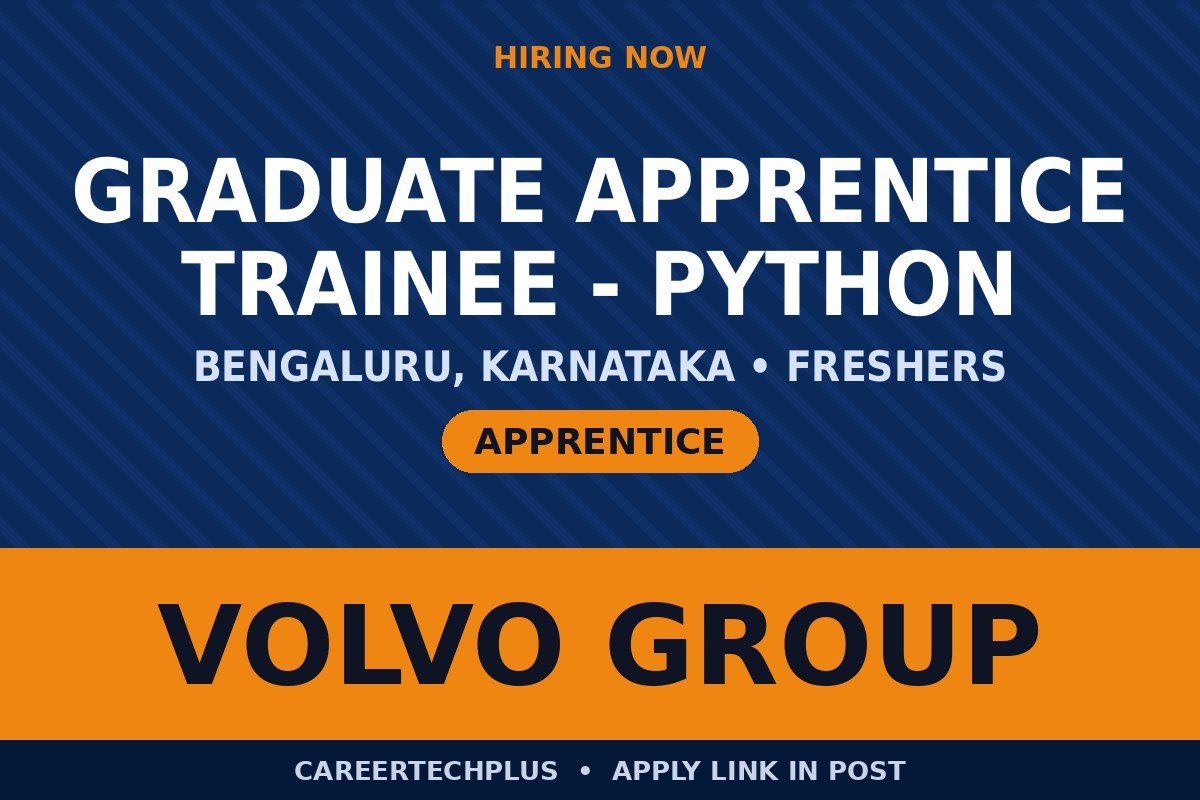 Volvo Group Recruitment 2026